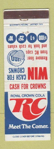 Matchbook Cover - RC Rola Crown Cola