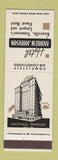 Matchbook Cover - Hotel Andrew Johnson Knoxville TN