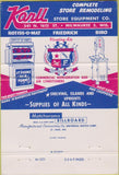 Matchbook Cover - Karll Store Equipment BBQ Milwaukee WI meat 40 Strike