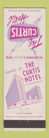 Matchbook Cover - Curtis Hotel Minneapolis MN