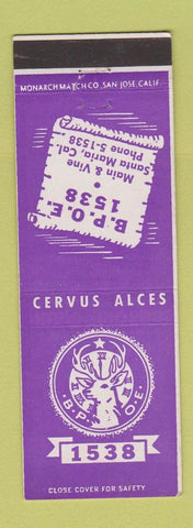 Matchbook Cover - Elks Lodge Santa Maria CA