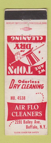 Matchbook Cover - Air Flo Cleaners Buffalo NY