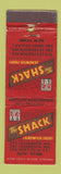 Matchbook Cover - Shack Sandwich Shops New York City