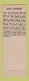 Matchbook Cover - The Lancey House Pittsfield ME