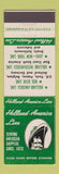 Matchbook Cover - Holland America Line Shipping cargo