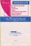 Matchbook Cover - Whitmore Lubricating Cleveland OH 40 Strike