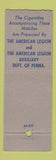 Matchbook Cover - American Legion Dept of PA
