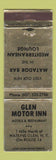 Matchbook Cover - Glen Motor Inn Watkins Glen NY WEAR
