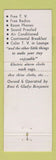 Matchbook Cover - Camargo Lodge Cincinnati OH