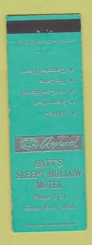 Matchbook Cover - Hatt's Sleepy Hollow Motel Green River UT