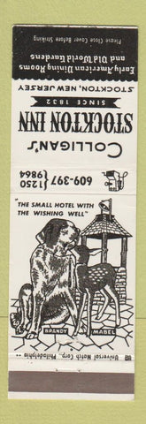 Matchbook Cover - Colligan's Stockton Inn Stockton NJ