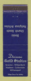Matchbook Cover - Diocesan Guild Studios Scanton Wilkes Barre Hazleton PA WEAR