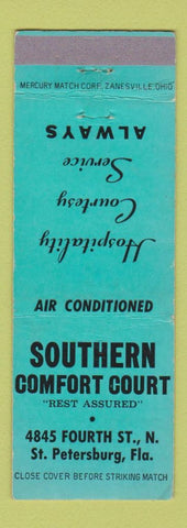 Matchbook Cover - Southern Comfort Court St Petersburg FL motel