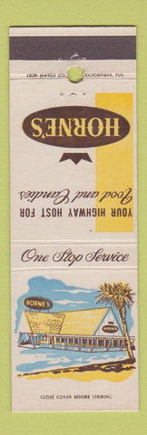 Matchbook Cover - Horen's Restaurants Candy