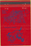 Matchbook Cover - Southern Methodist University Dallas TX SMU 40 Strike