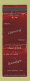 Matchbook Cover - Koenig's Tavern Sheboygan WI WEAR