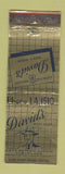 Matchbook Cover - David's Men's Clothes Cleveland OH WEAR