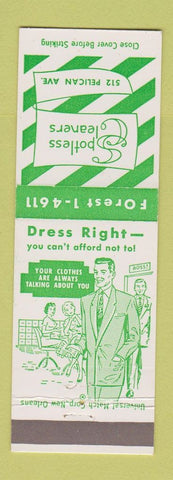 Matchbook Cover - Spotless Cleaners New Orleans LA
