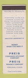 Matchbook Cover - Preis Finance Discount Harrisburg Carlisle Lebanon PA