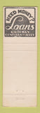 Matchbook Cover - Preis Finance Discount Harrisburg Carlisle Lebanon PA