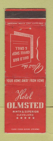 Matchbook Cover - Hotel Olmstead Cleveland OH WORN