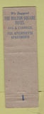 Matchbook Cover - Hotel Olmstead Cleveland OH WORN