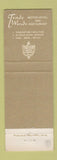 Matchbook Cover - Trade Winds Motor Hotel Wichita Falls TX WEAR
