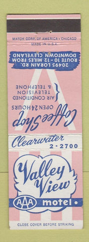 Matchbook Cover - Valley View Motel Cleveland OH