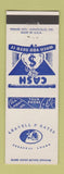 Matchbook Cover - Leavell and Bates Loans Elwood Delphi Tipton Richmond IN