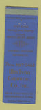 Matchbook Cover - WM Lynn Chemical Indianapolis IN WEAR