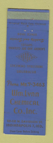 Matchbook Cover - WM Lynn Chemical Indianapolis IN WEAR