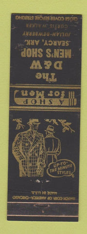 Matchbook Cover - D&W Men's Clothes Searcy AR WEAR