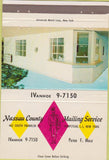 Matchbook Cover - Nassau County Mailing Service Hempstead LI WEAR 40 Strike