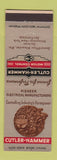 Matchbook Cover - Cutler Hammer Motor Control San Francisco CA Milwaukee WI