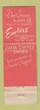 Matchbook Cover - Van Orman Hotels Bloomington Fort Wayne Evansville IN
