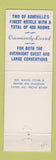 Matchbook Cover - Battery Park Hotel Asheville NC George Vanderbilt