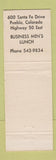 Matchbook Cover - Gaetano's Restaurant Pueblo Colorado
