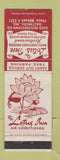 Matchbook Cover - Lotus Inn Restaurant Baltimore MD