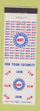 Matchbook Cover - UAW United Auto Workers Union Detroit MI