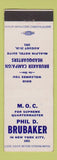 Matchbook Cover - Phil Brubaker MOC Quartermaster McAlpin Hotel NYC 1951