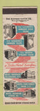 Matchbook Cover - Stiles Hotels Tallahassee Panama City Mariann FL