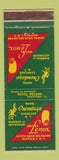 Matchbook Cover - Hotels Syracuse Buffalo NY Onondaga Lenox