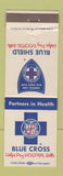 Matchbook Cover - Blue Cross Association Hospital Service Milwaukee WI