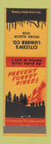Matchbook Cover - Prevent Forest Fires Citizens Lumber Albion NE?