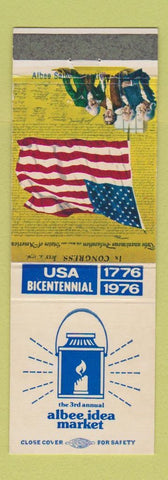 Matchbook Cover - Albee Idea Market Monarch Match San Jose CA