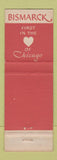 Matchbook Cover - Bismarck Hotel Chicago IL Swiss Chalet WEAR