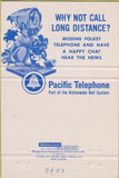 Matchbook Cover - Telefair Pacific Telephone 40 Strike