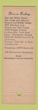 Matchbook Cover - Baltimore National Bank MD
