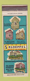 Matchbook Cover - Kloeppel Hotels West Palm Beach Jacksonville FL