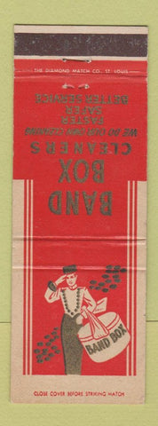Matchbook Cover - Band Box Cleaners Evanston Norwood WEAR